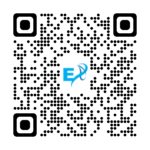 A qr code with the logo of equ